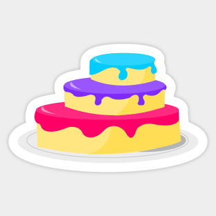 Cake Pride Sticker